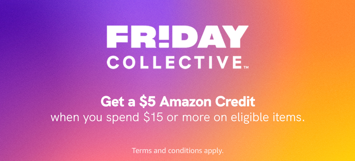 Gradient background with Friday Colllective logo. Headline says "Get a